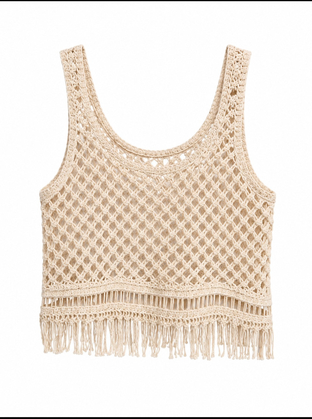 TOP IN MAGLIA CROCHET